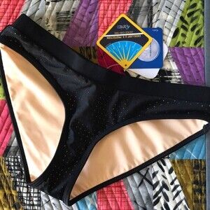 Fabletics Valentina Bikini Bottoms Black sz XS NWT